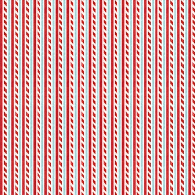 [NOR-28815-10] Holly Jolly Candycane Stripe White Multi from Northcott