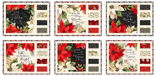 [PP-PoinRadPM] Poinsettia Radiance Placemats
