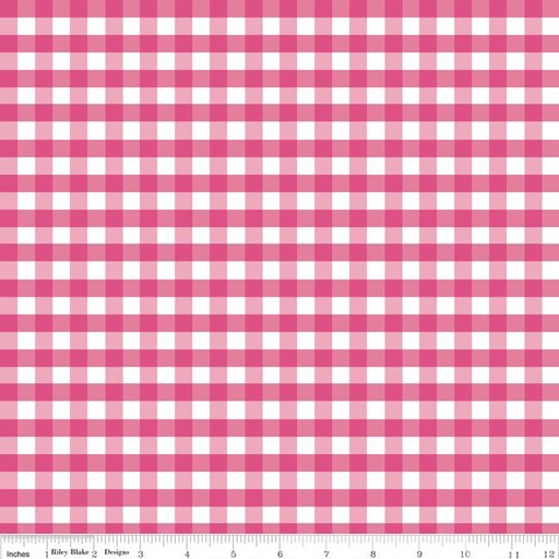 [RB-C450-70] Hot Pink Gingham