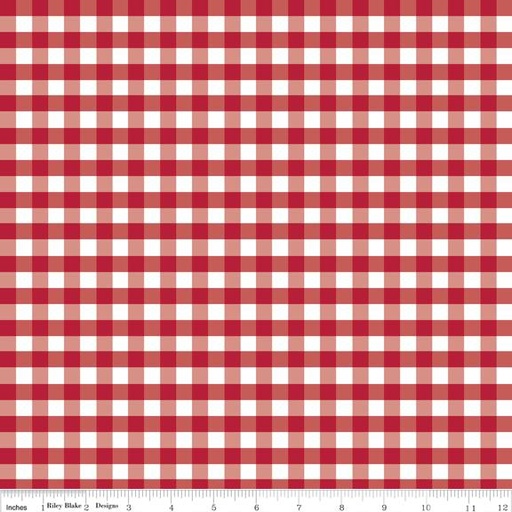 [RB-C450-80] Red Gingham