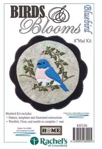 [RK-5026] Birds & Blooms Bluebird Mat Kit