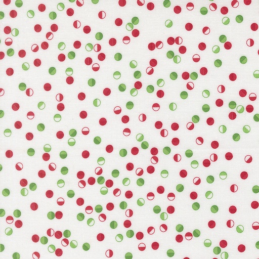 [MOD-22506-11] Snow Time Jolly Dot Winter White by Me and My Sister Designs from Moda Fabrics