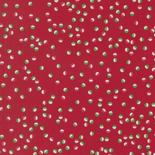 [MOD-22506-14] Snow Time Jolly Dot Poinsettia Red by Me and My Sister Designs from Moda Fabrics