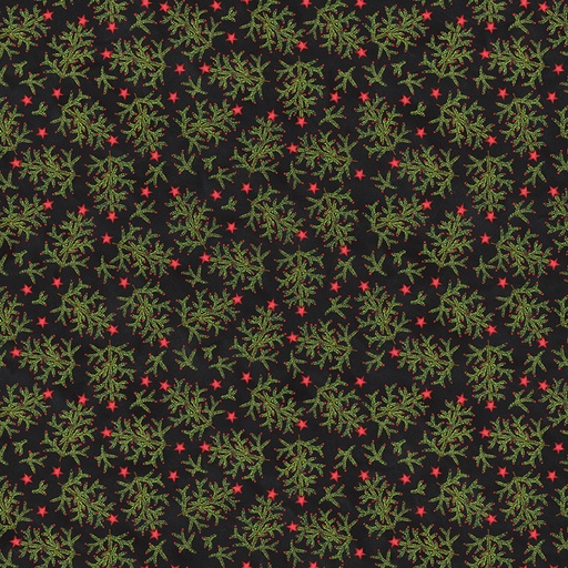 [RB-C17832-BLACK] Northern Christmas Whimsical Trees Black by Teresa Kogut from Riley Blake Designs