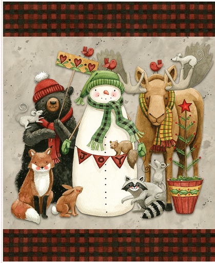 [RB-P17837-PANEL] Northern Christmas Panel by Teresa Kogut from Riley Blake Designs