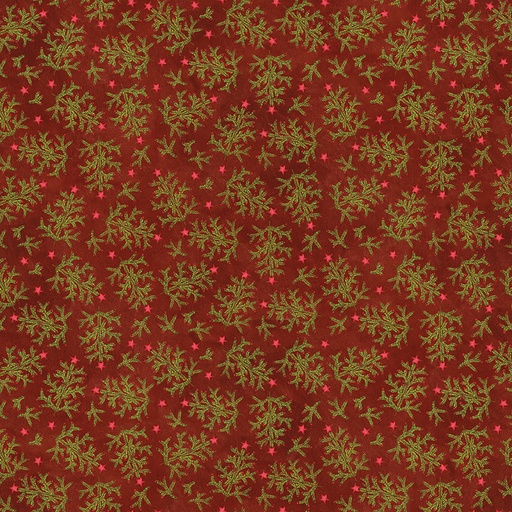 [RB-C17832-RED] Northern Christmas Whimsical Trees Red by Teresa Kogut from Riley Blake Designs