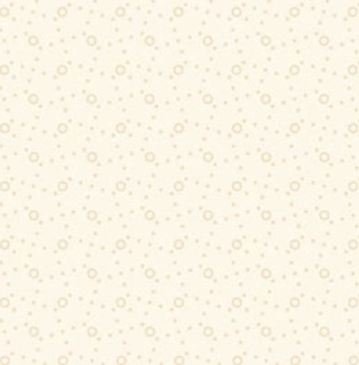 [PB-AC1500187-W] Apple Cider 15 Dots and Circles White on White from P&B Textiles