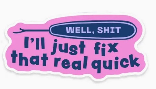 [KC-FixThat] I'll Just Fix that Vinyl Sticker from Kati Cupcake