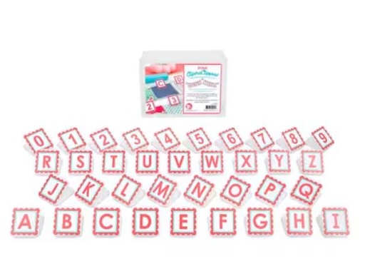 [ISE-7025] Pink AlphaClippies Specialty Marking Clips from It's Sew Emma