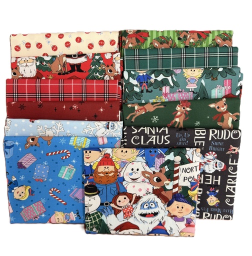 [PP-RudolphFQB] Rudolph the Red Nose Reindeer Fat Quarter Bundle