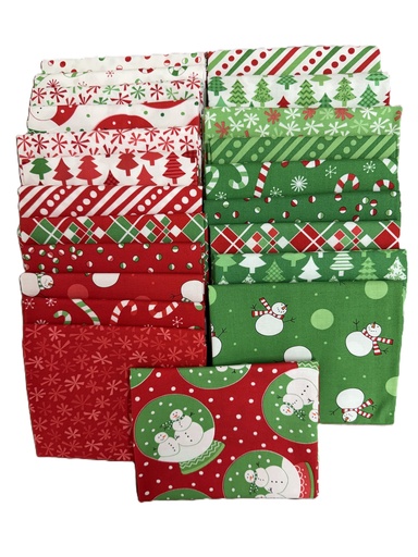 [PP-SnowtimeFQB] Snow Time Fat Quarter Bundle