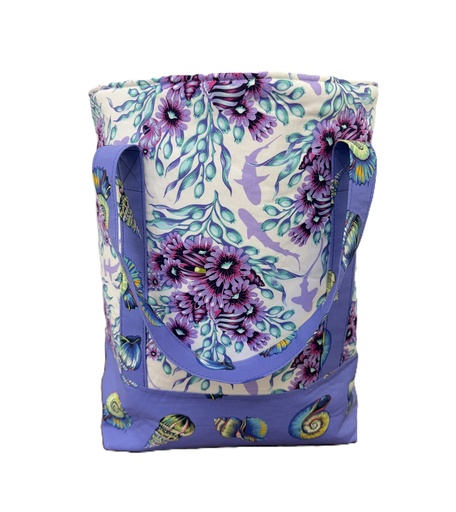 [PP-FRLGrocery] Floral Reef Lighthouse Grocery Bag