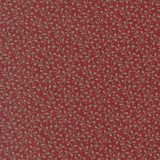 [MOD-44427-13] Candlelight Christmas Vine Berry Crimson by 3 Sisters from Moda Fabrics