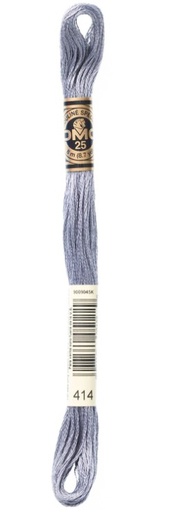 [DMC-117-414] DMC Embroidery Floss Color 414 Dark Steel Gray