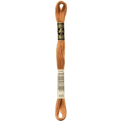 [DMC-117-435] DMC Embroidery Floss Very Light Brown 435