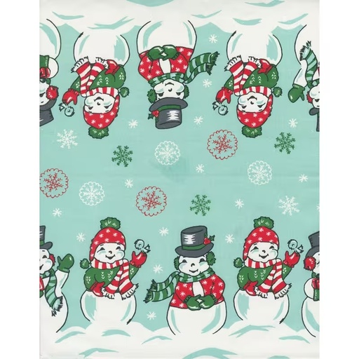 [MOD-920-309] Classic Retro Holiday Toweling Snowy Snowman by Stacy Iest Hsu from Moda Fabrics