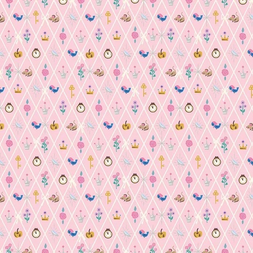 [RB-SC18075-PETALPINK] Wishes Diamond Petal Pink Sparkle by Jill Howarth from Riley Blake