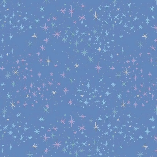 [RB-SC18076-PERIWINKLE] Wishes Magic Periwinkle Sparkle by Jill Howarth from Riley Blake