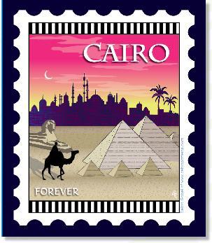 [ZEB-80090M] International City Stamp: Cairo