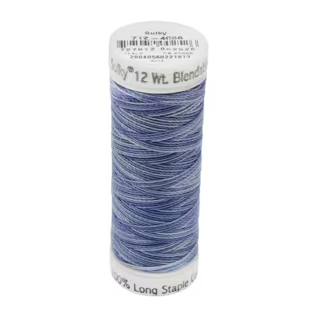 [CKR-712-4056] Sulky 12 Wt Cotton Petites Blendables Periwinkles 50 yd