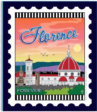 [ZEB-80138M] International City Stamp: Florence