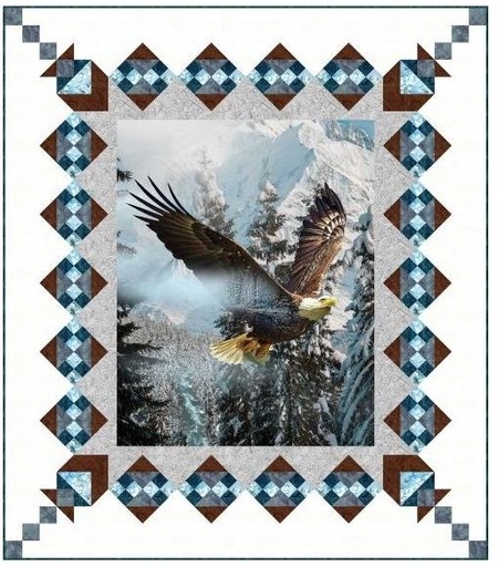 [PP-SoarEagle] Soaring Eagle Quilt by Hoffman