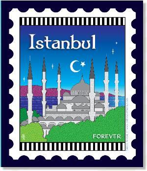 [ZEB-80099M] International City Stamp: Istanbul