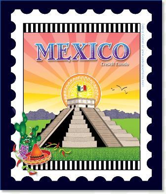 [ZEB-80123M] Nation Stamp: Mexico