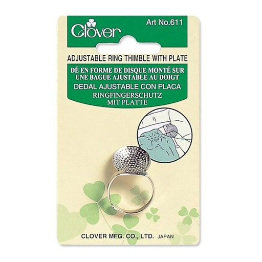[CL-611] Adjustable Ring Thimble with Plate