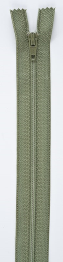 [COA-F72-14-444] Coats & Clark 14" Polyester All-Purpose Zipper - Olive