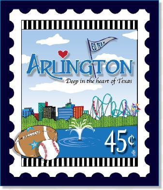 [ZEB-80133M] City Stamp: Arlington