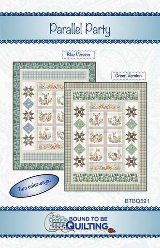 [CKR-BTBQ591] Parallel Party Quilt Pattern