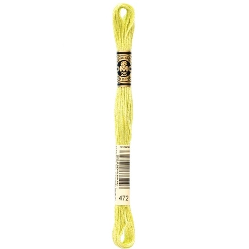 [DMC-117-472] DMC Embroidery Floss Ultra Light Avocado Green 472