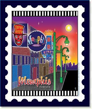 [ZEB-80151M] City Stamp: Memphis