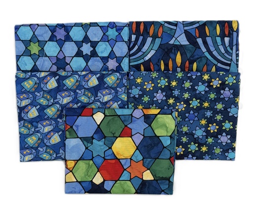 [PP-HanFQB] Hanukkah Lights Fat Quarter Bundle