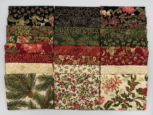 [PP-MerryManorFQB] Merry Manor Fat Quarter Bundle by Moda