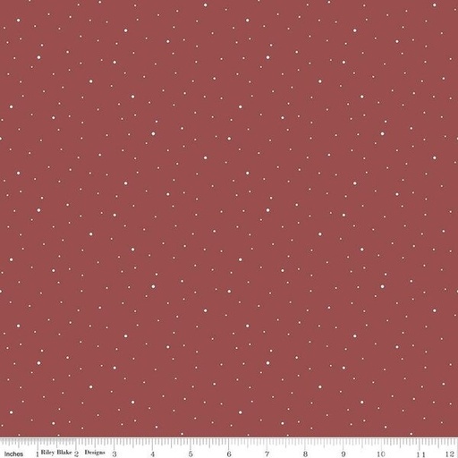 [RB-C640-MARSALA] Dapple Dot Marsala from Riley Blake Designs