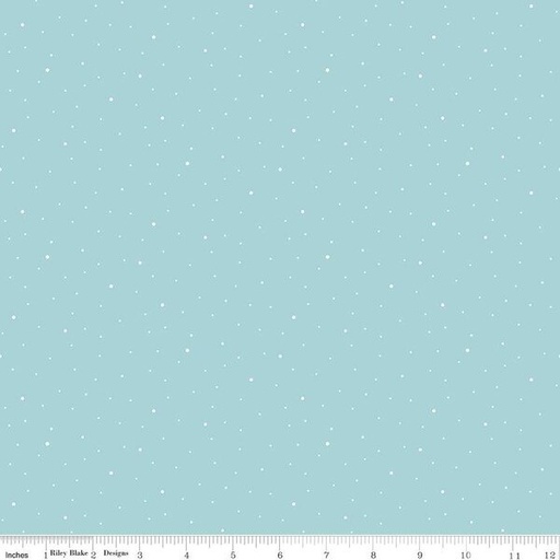 [RB-C640-AQUA] Dapple Dot Aqua from Riley Blake Designs
