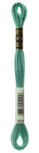 [DMC-117-503] DMC Embroidery Floss Color 503 Medium Blue Green