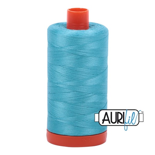 [MK-50-5005] Aurifil 50 Wt. Thread - Bright Turquoise 5005