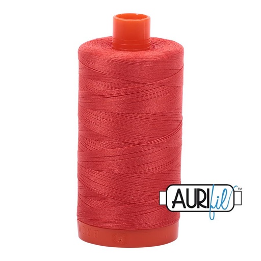 [MK-50-2277] Aurifil 50 Wt. Thread- Light Red Orange 2277