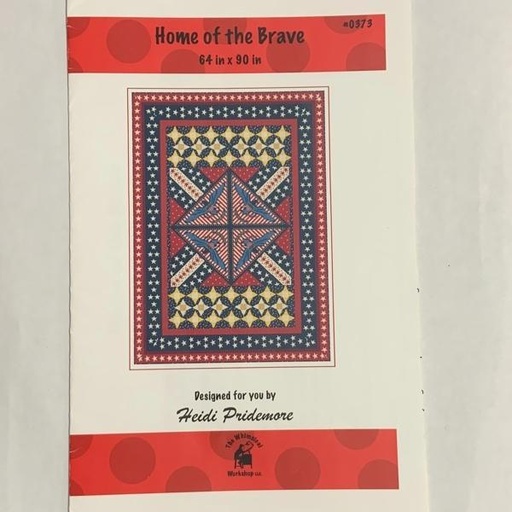 [TWW-0373] Home Of The Brave Quilt Pattern From The Whimsical Workshop