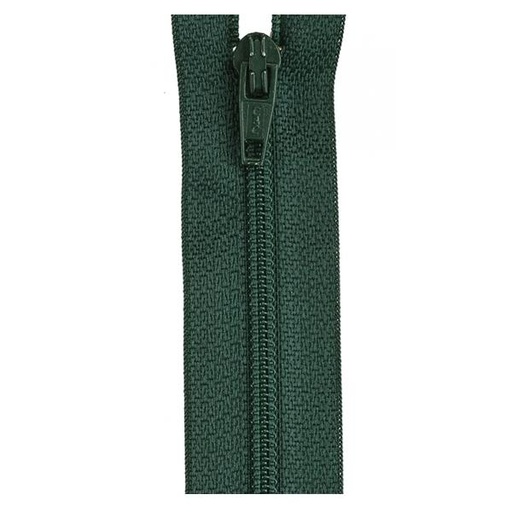 [COA-F72-12-061A] ZIPPER POLY 12in FOREST GREEN