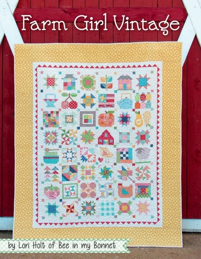 [ISE-906] Farm Girl Vintage Quilt Pattern by Lori Holt