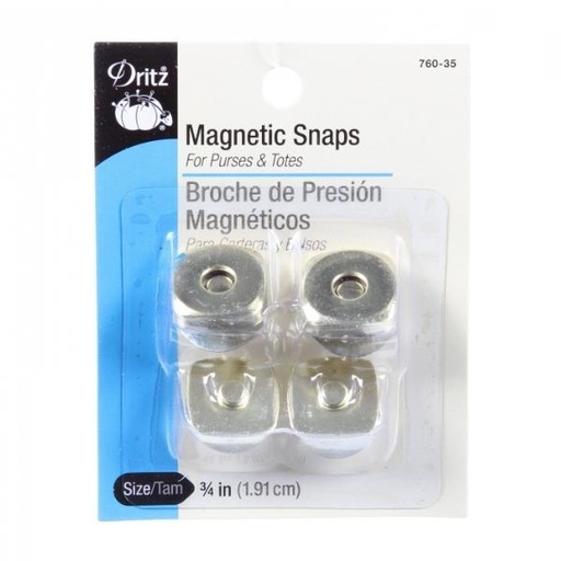 [DRI-760-35] Magnetic Snap Squsre Glit 3/4"