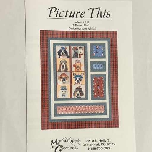 [MPC-412] Picture This Quilt Pattern By Kari Nichols For Mountainpeek Creations