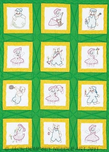 [JD-300-890] Nursery Quilt Blocks: Noah's Ark