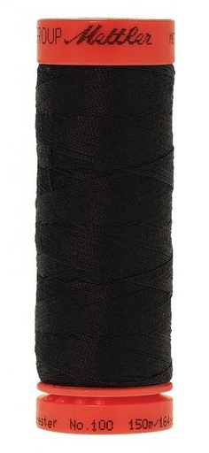 [MET-9161-4000] Mettler Metrosene Poly Thread 50Wt 150M/164Yds Black