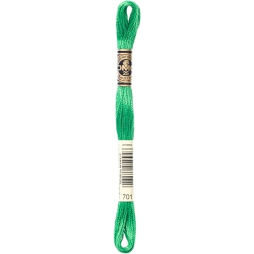 [DMC-117-701] DMC Embroidery Floss Light Christmas Green 701