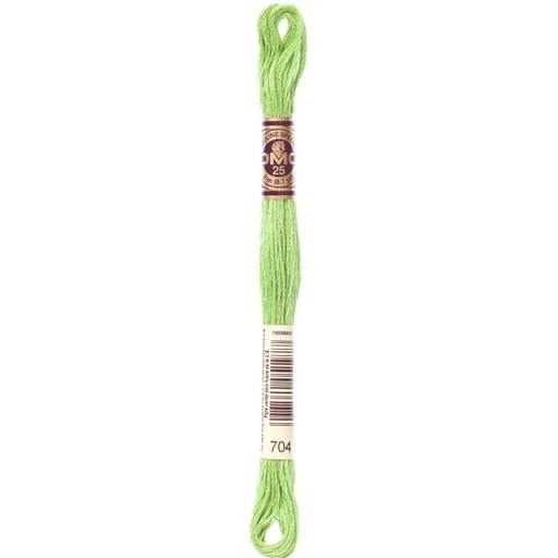 [DMC-117-704] DMC Embroidery Floss Bright Chartreuse 704